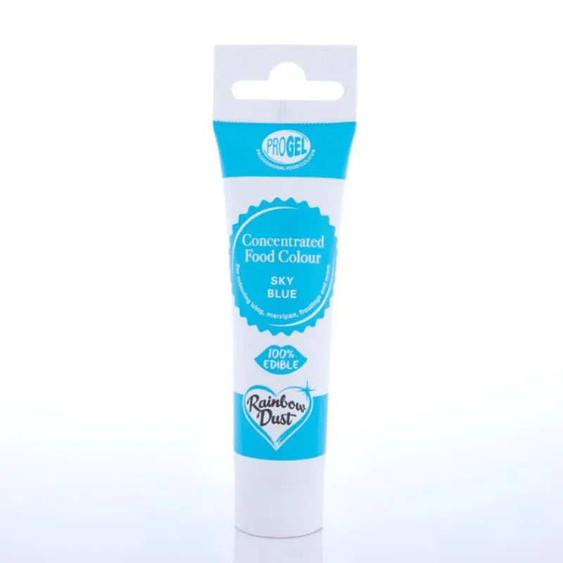RAINBOW DUST Colorants Alimentaires|Colorant Alimentaire ProGel Bleu Ciel 25g