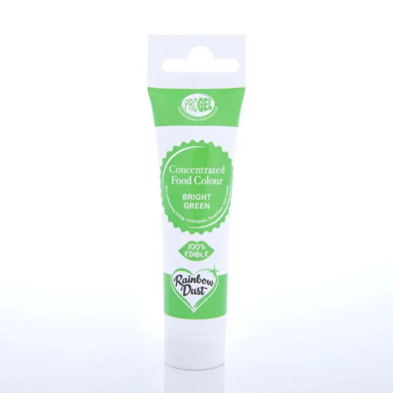RAINBOW DUST Colorants Alimentaires|Colorant Alimentaire ProGel Vert Clair 25g