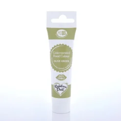 RAINBOW DUST Colorants Alimentaires|Colorant Alimentaire ProGel Vert Olive 25g