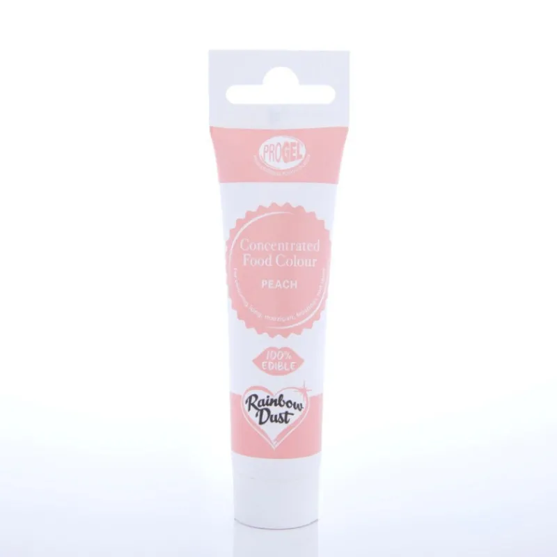 RAINBOW DUST Colorants Alimentaires|Colorant Alimentaire ProGel Pêche 25g