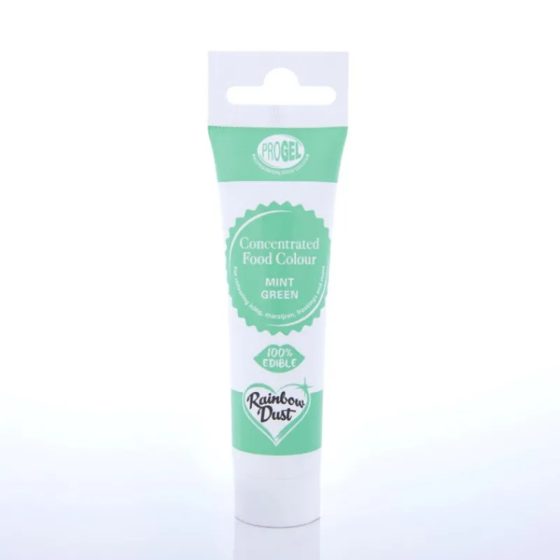 RAINBOW DUST Colorants Alimentaires|Colorant Alimentaire ProGel Vert Menthe 25g