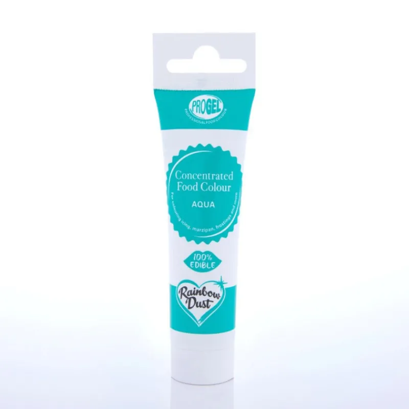 RAINBOW DUST Colorants Alimentaires|Colorant Alimentaire ProGel Bleu Aqua 25g