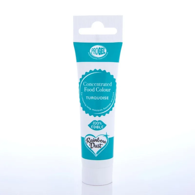 RAINBOW DUST Colorants Alimentaires|Colorant Alimentaire ProGel Turquoise 25g