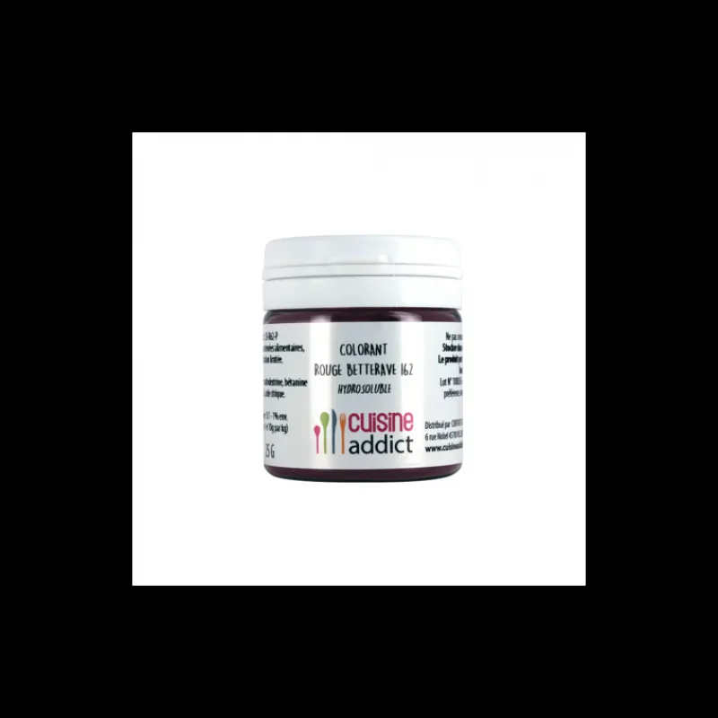 CUISINEADDICT Colorants Alimentaires|Colorant alimentaire Rouge Betterave E162 25g Poudre Hydrosoluble