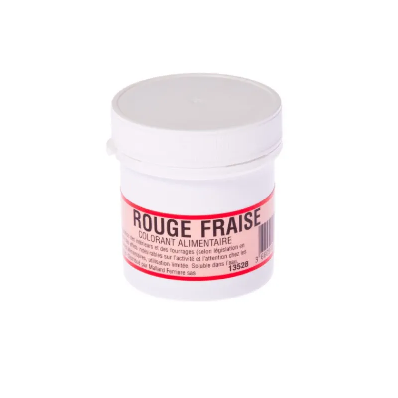 MALLARD FERRIERE Colorants Alimentaires|Colorant alimentaire Rouge Fraise E129 Poudre Hydrosoluble 20g