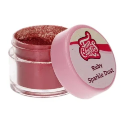 FUNCAKES Décoration Comestible|Colorant Alimentaire Ruby Métallisé 3,5 g