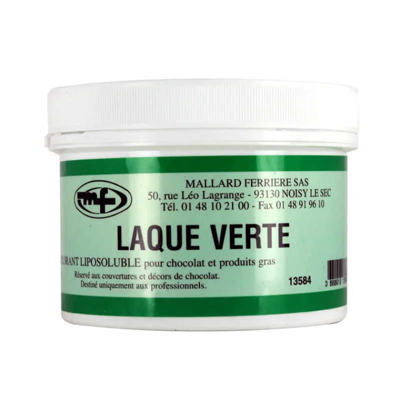MALLARD FERRIERE Colorants Alimentaires|Colorant alimentaire Vert E102/E142 Poudre Liposoluble 60g