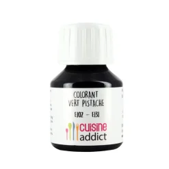 CUISINEADDICT Colorants Alimentaires|Colorant Alimentaire Vert Pistache E102/E131 Liquide 58 ml