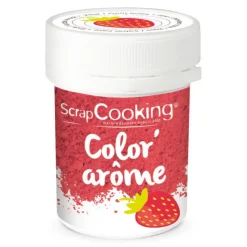 SCRAPCOOKING Arômes Alimentaires|Color'Arôme Rose / Fraise 10g