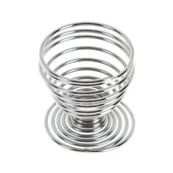 COMBRICHON Servir, Présenter|Coquetier spirale chromé