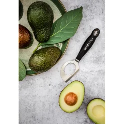 MICROPLANE Coupe Légumes|Coupe Avocat 3 en 1 Specialty Noir