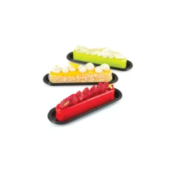 SILIKOMART Présentoirs Pour Gâteaux|Coupelle en plastique Noir x100