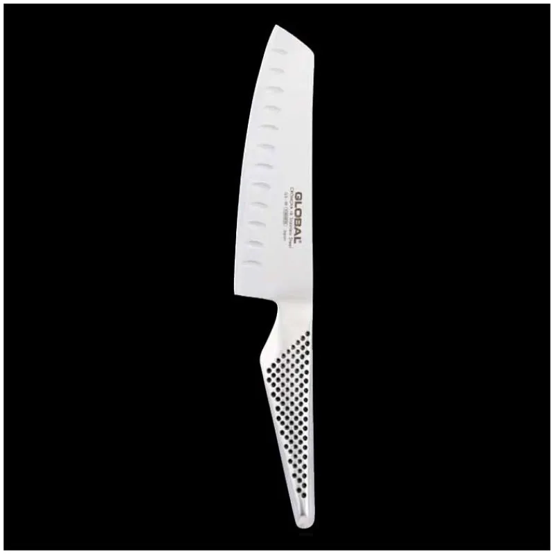 GLOBAL Couteau Japonais|Couperet à légumes lame alvéolée GS91 140 mm - lame courte
