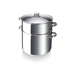 BEKA Couscoussier|Couscoussier en Acier Inoxydable 15L Ø28cm CHAMBORD