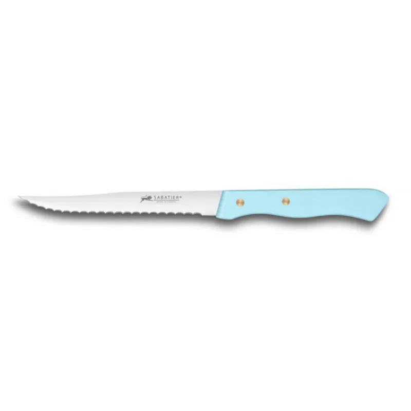 SABATIER Couverts|Couteau à Steak Cranté 11,5 cm Turquoise
