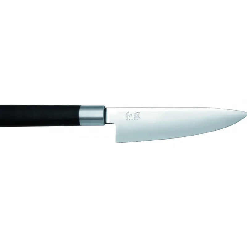 KAI Couteau De Chef|Couteau Japonais|Couteau de Chef 15 cm Wasabi Black