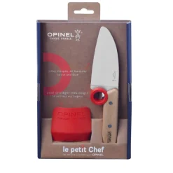 OPINEL Couteau De Chef|Couteau de Cuisine et Protège-doigts Le Petit Chef