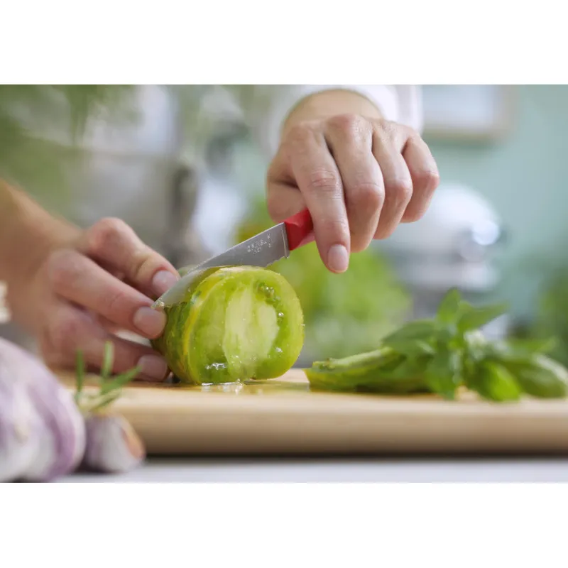 OPINEL Couteau D'office|Couteau d'Office 10 cm Cranté Rouge Les Essentiels +