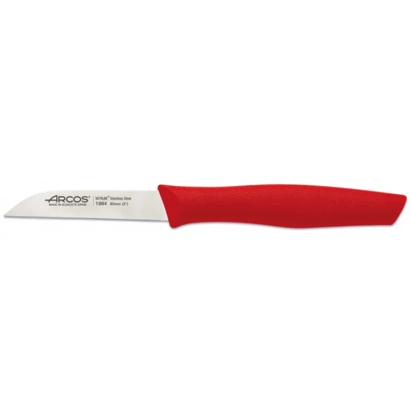 ARCOS Couteau D'office|Couteau d'Office Inox 8 cm Rouge NOVA