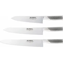 GLOBAL Couteau De Chef|Couteau Japonais|Couteau du Chef 21 cm - Lame Forgée Trempée