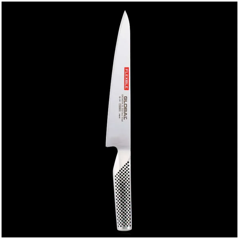GLOBAL Couteau À Poisson|Couteau Japonais|Couteau Filet de poisson 21 cm - Lame large flexible
