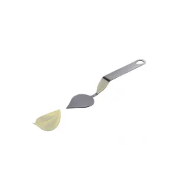 PAVONI Ustensiles Chocolat|Couteau Inox Feuille Large 6 x 4,4 cm Flychoc