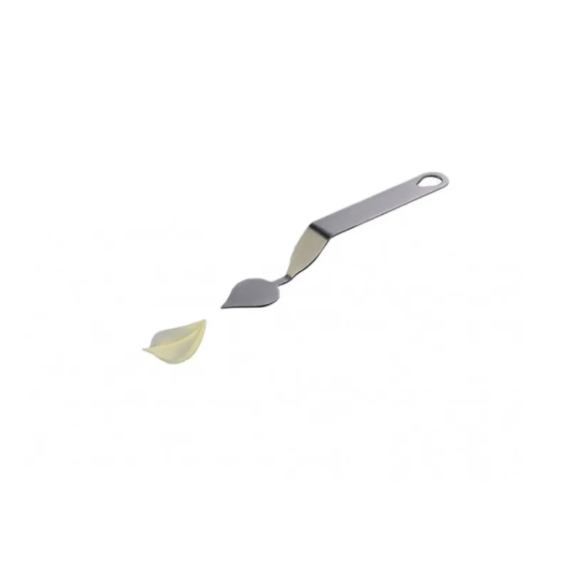 PAVONI Ustensiles Chocolat|Couteau Inox Feuille Large 4 x 3 cm Flychoc