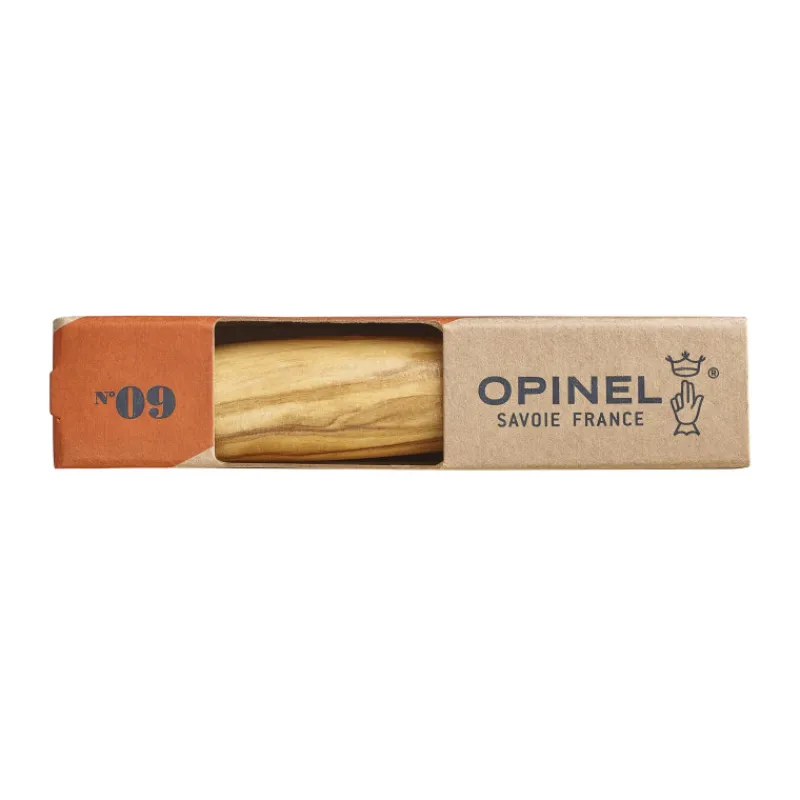 OPINEL Couverts|Couteau N°9 avec Manche en Olivier