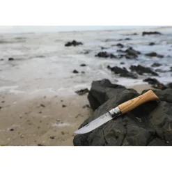 OPINEL Couverts|Couteau N°9 avec Manche en Olivier