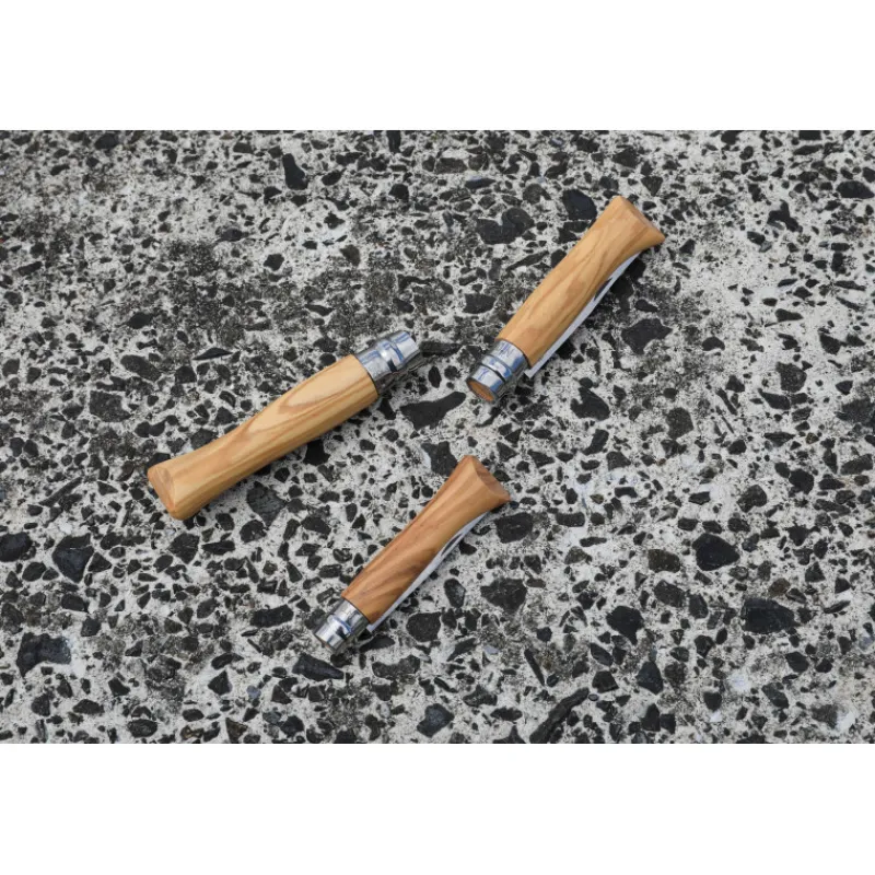 OPINEL Couverts|Couteau N°9 avec Manche en Olivier