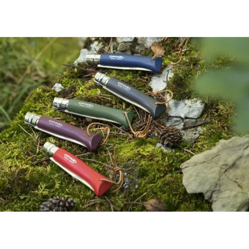 OPINEL Couverts|Couteau N°8 Baroudeur Noir Brun Colorama