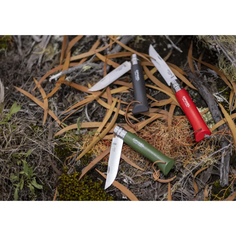 OPINEL Couverts|Couteau N°8 Baroudeur Noir Brun Colorama