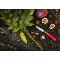 OPINEL Couverts|Couteau N°8 Baroudeur Rouge Colorama