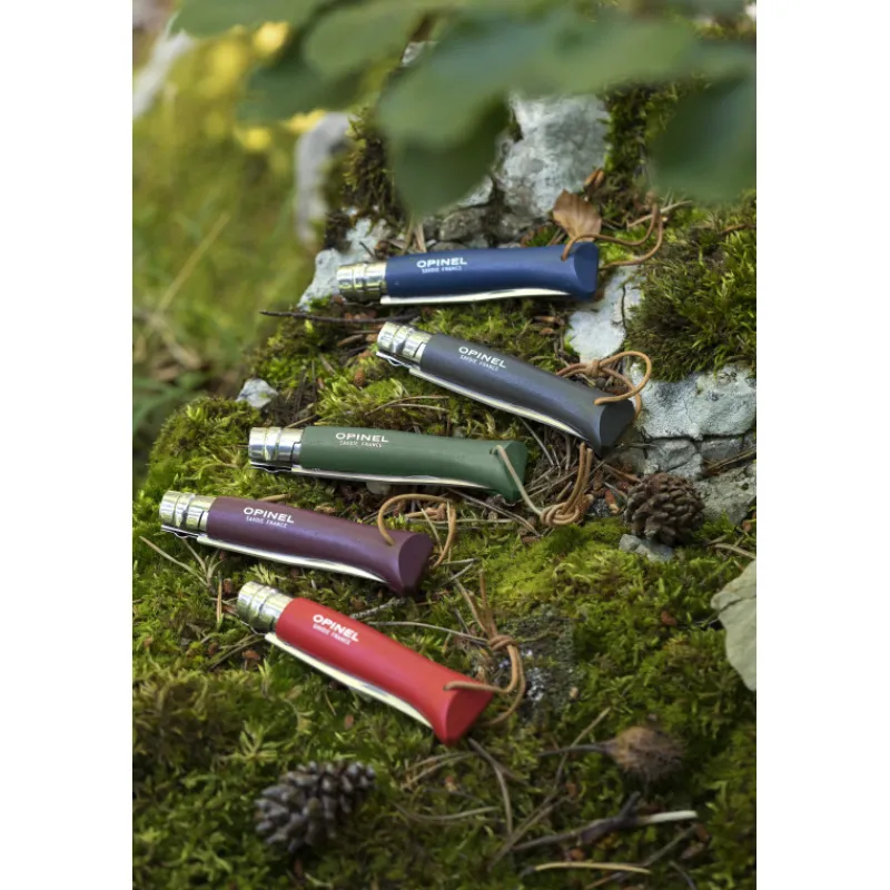 OPINEL Couverts|Couteau N°8 Baroudeur Rouge Colorama