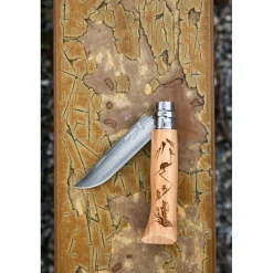 OPINEL Couverts|Couteau N°8 Gravure Randonnée Sport