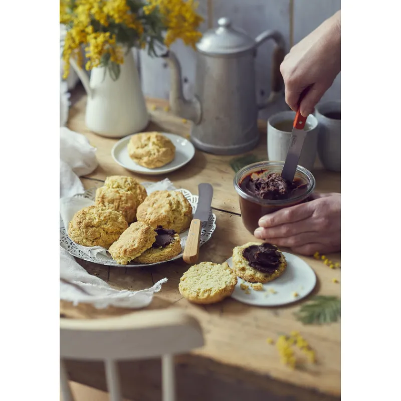 OPINEL Couverts|Couteau À Pain|Couteau Petit-Déjeuner 11,5 cm Hêtre