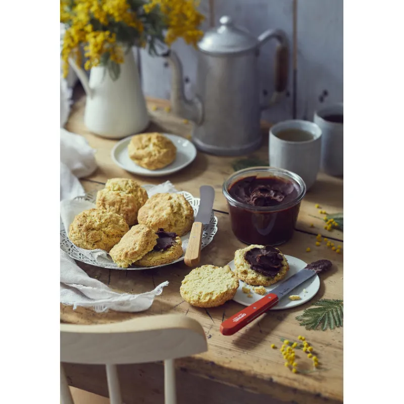 OPINEL Couverts|Couteau À Pain|Couteau Petit-Déjeuner 11,5 cm Mandarine