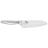 KAI Couteau Santoku|Couteau Japonais|Couteau Santoku 16,5 cm Lame Alvéolée Seki Magoroku Shoso