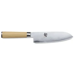 KAI Couteau Santoku|Couteau Japonais|Couteau Santoku 18 cm Shun Classic White Damas