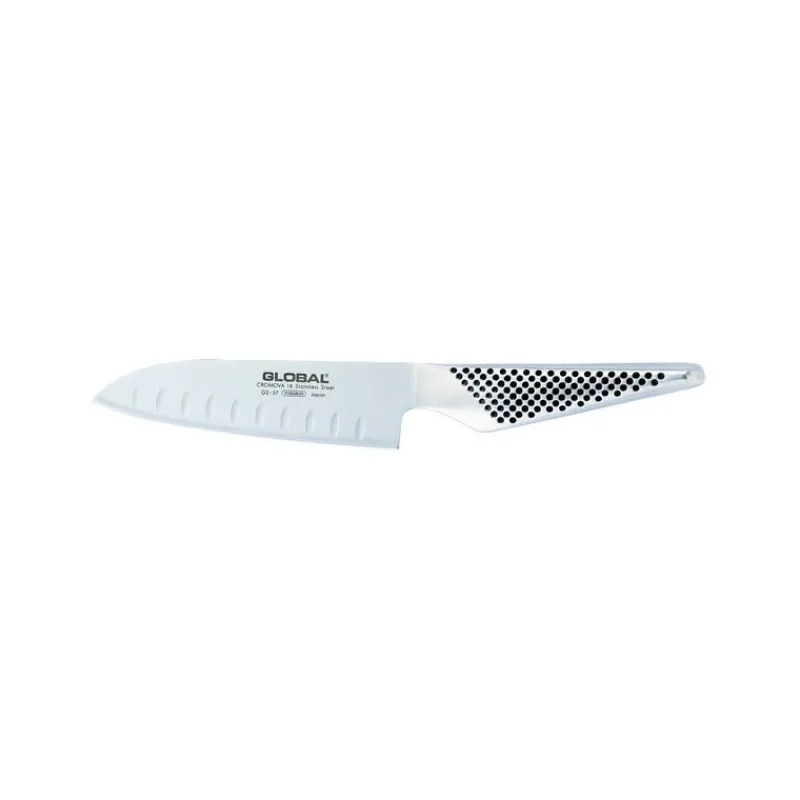 GLOBAL Couteau Santoku|Couteau Japonais|Couteau santoku GS90 130 mm - lame courte