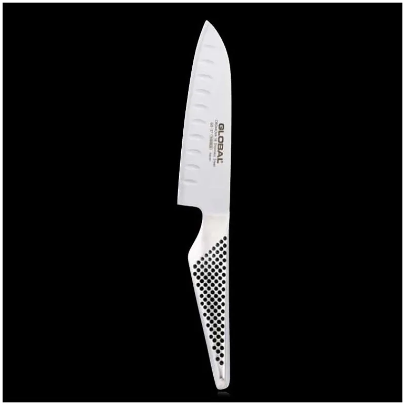 GLOBAL Couteau Santoku|Couteau Japonais|Couteau santoku GS90 130 mm - lame courte