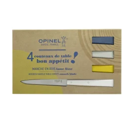 OPINEL Couverts|Couteaux de Table (x4) Céleste Bon Appétit !