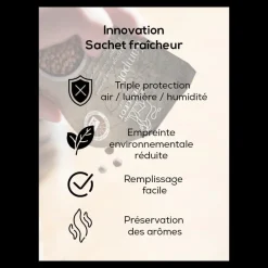 PEUGEOT Moulin|Sel|Cristaux de Sel Blanc d'Allemagne Sachets 50 g (x7)