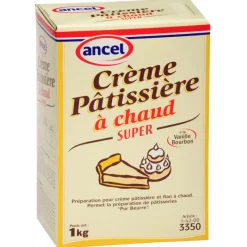 ANCEL Produits Pâtisserie|Préparation Pâtisserie|Crème Pâtissière à chaud Super 1 kg