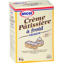 ANCEL Produits Pâtisserie|Préparation Pâtisserie|Crème Pâtissière à Froid 1 kg