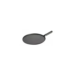 STAUB Poêles|Crêpière 30 cm Fonte noire , manche Fonte