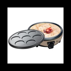 CUISINEADDICT Crêpière Eléctrique|Crêpière Electrique Duo 1000 30 cm Little Balance