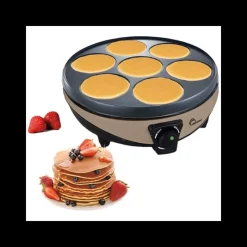 CUISINEADDICT Crêpière Eléctrique|Crêpière Electrique Duo 1000 30 cm Little Balance