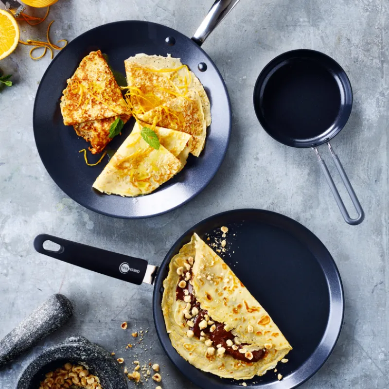 GREENPAN Poêles|Crêpière en Céramique Ø 24 cm, collection BARCELONA PRO