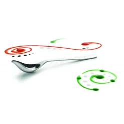 IBILI Servir, Présenter|Ustensiles Décor Gâteau|Cuillère Plume Inox 17 cm